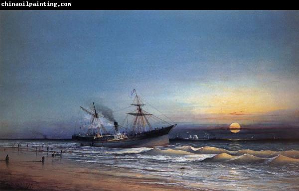 unknow artist tHE Blockade Runner Ashore