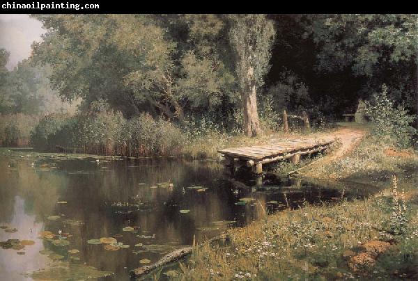 unknow artist Overgrown Pond