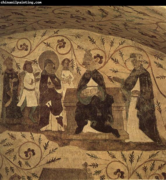 unknow artist The sacred Birgitta father audience with paven in Roe