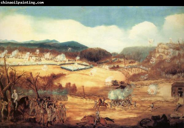 unknow artist Battle of Pea Ridge,Arkansas