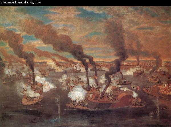 unknow artist The Great Naval Battle at Memphis