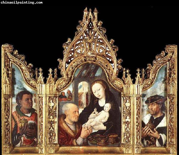 unknow artist Triptych The Adoration of the Magi