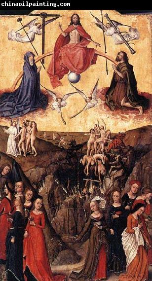 unknow artist Last Judgment and the Wise and Foolish Virgins