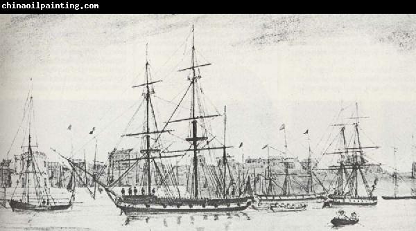 unknow artist Vessel Beaglemed Which Darwin giorde its important travel to Sydamerika