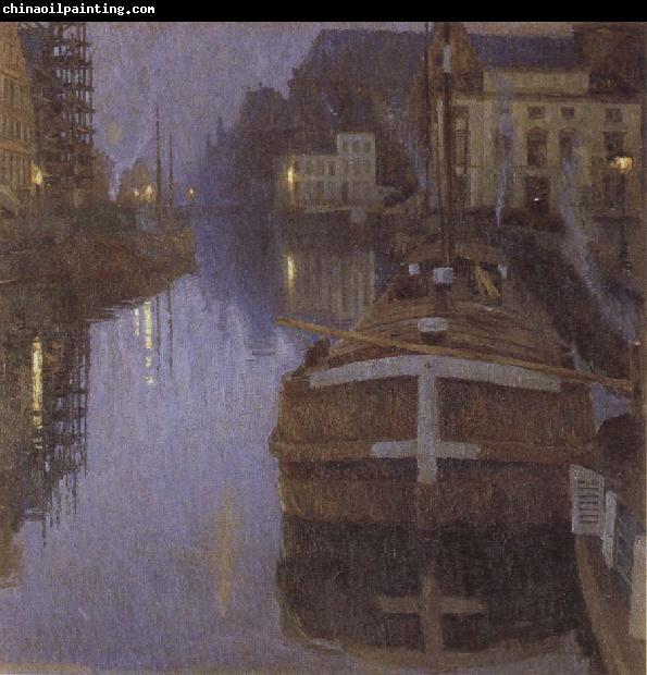 Albert Baertsoen Ghent,Evening