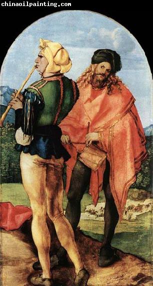 Albrecht Durer Two Musicians