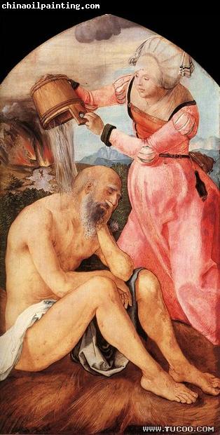 Albrecht Durer Job and His Wife