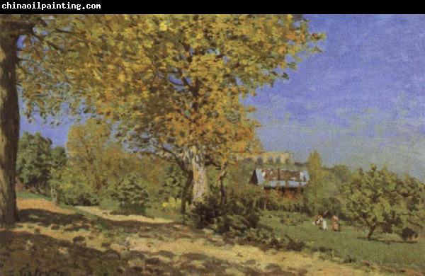 Alfred Sisley Landscape at Louveciennes