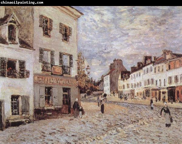 Alfred Sisley Market Place at Marly