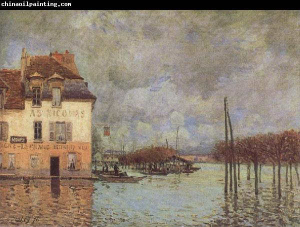 Alfred Sisley Fllod at Port-Marly