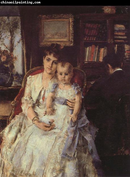 Alfred Stevens Family Scene