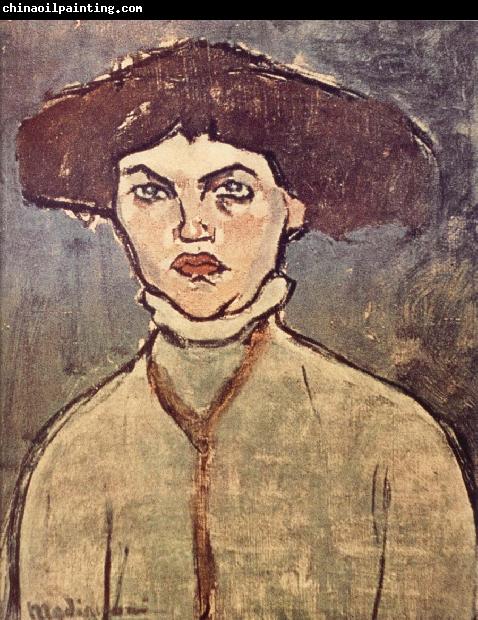 Amedeo Modigliani Head of a young woman