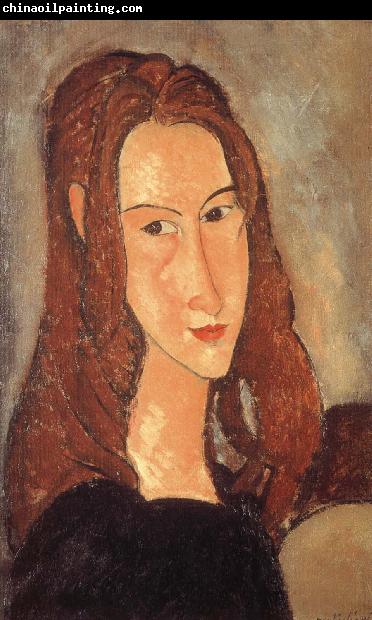 Amedeo Modigliani Portrait of Jeanne Hebuterne-Head in profile