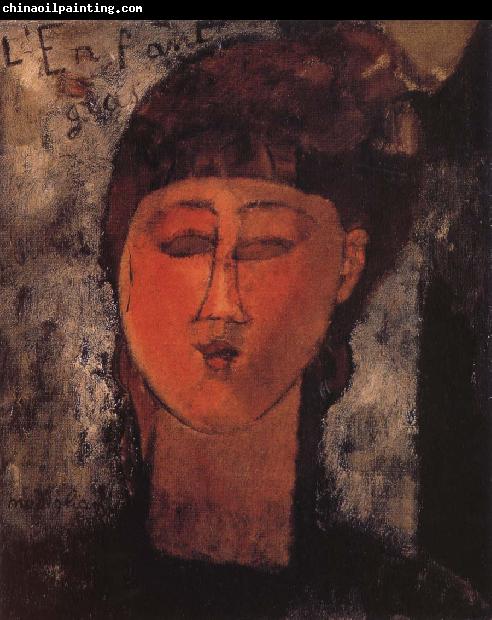 Amedeo Modigliani Girl with Braids