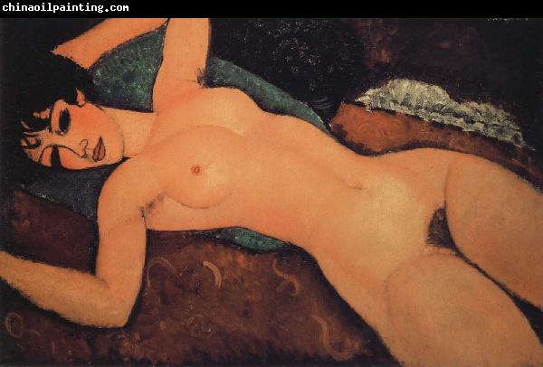 Amedeo Modigliani Sleeping nude with arms open