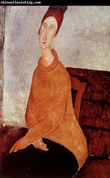 Amedeo Modigliani Yellow Sweater