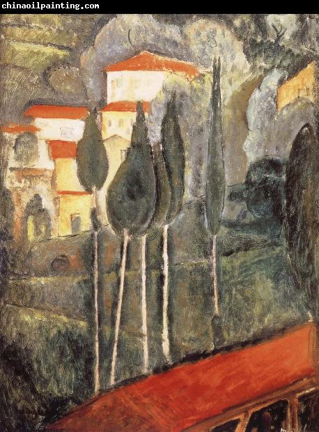 Amedeo Modigliani Landscape in the midi