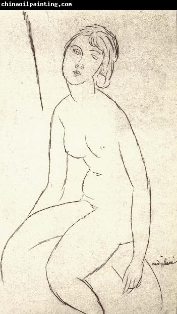 Amedeo Modigliani Seated Nude