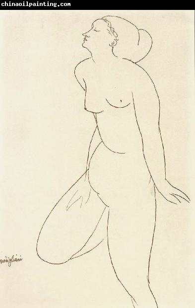 Amedeo Modigliani Standing Female nude