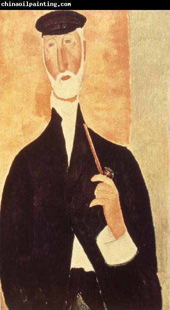 Amedeo Modigliani Man with Pipe