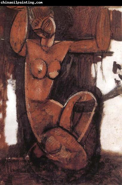 Amedeo Modigliani Caryatid