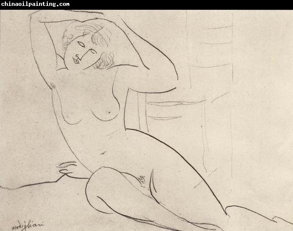 Amedeo Modigliani Seated Nude