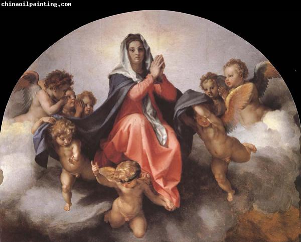 Andrea del Sarto Details of the Assumption of the virgin