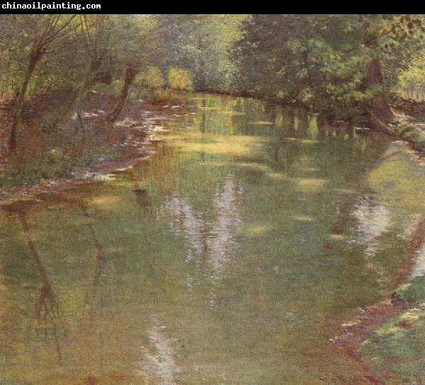 Antonin Hudecek A Stream in Sunshine