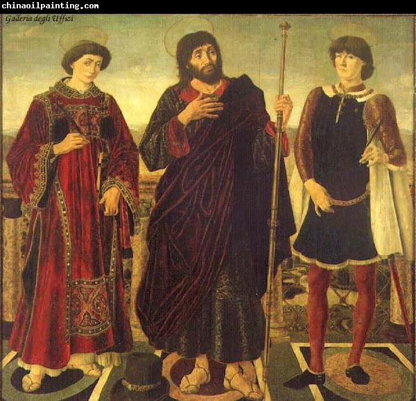 Antonio Pollaiuolo Altarpiece of the SS. Vincent, James and Eustace