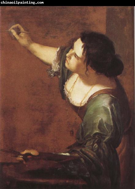 Artemisia  Gentileschi Sjalvportratt as allegory over maleriet