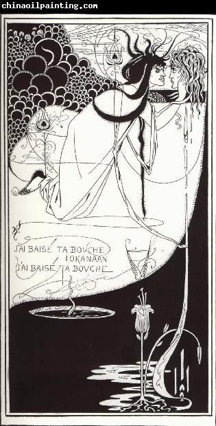 Aubrey Beardsley I have kissed your mouth lokanaan