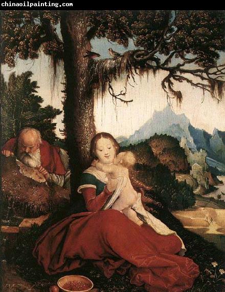 BALDUNG GRIEN, Hans Rest on the Flight to Egypt