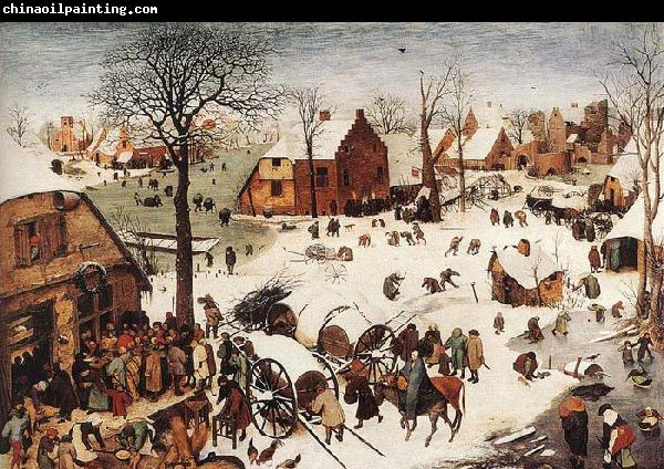 BRUEGEL, Pieter the Elder The Numbering at Bethlehem