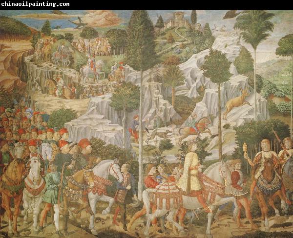 Benozzo Gozzoli Procession of the Magi