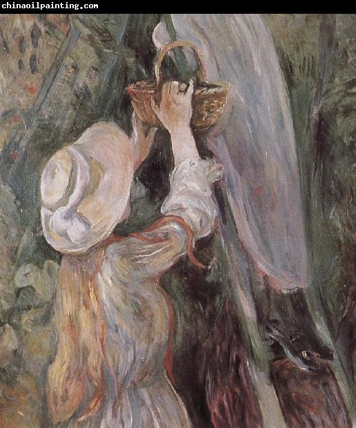 Berthe Morisot Detail of peach trees