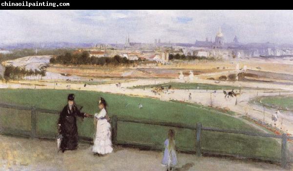 Berthe Morisot View of Paris from the Trocadero