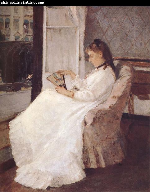 Berthe Morisot Artist-s sister beside the window