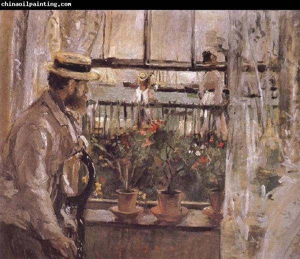 Berthe Morisot The man at the Huaiter Island