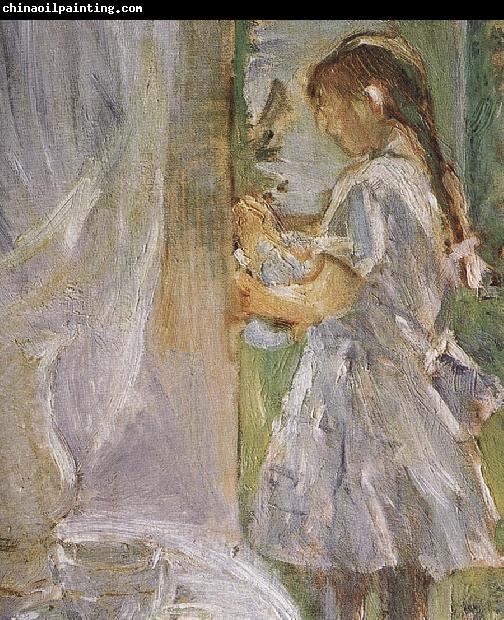 Berthe Morisot Detail of At the little cottage