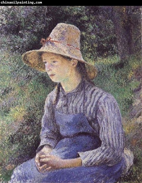 Camille Pissarro Bathing girl who sat up haret