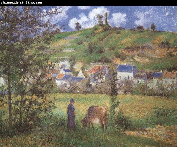 Camille Pissarro Landscape at Chaponval