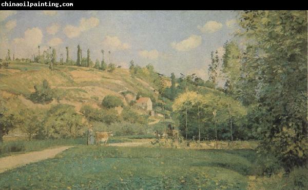 Camille Pissarro A Cowherd at Pontoise