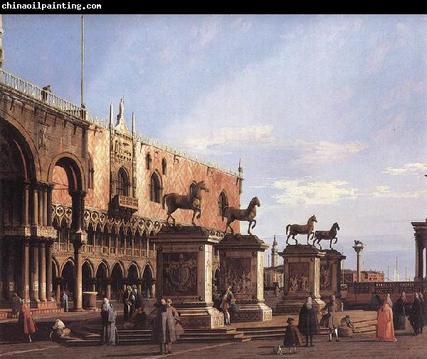 Canaletto The Horses of San Marco in the Piazzetta