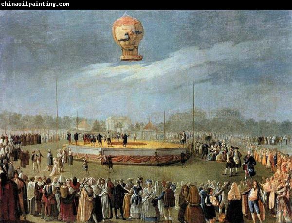 Carnicero, Antonio Ascent of the Balloon in the Presence of Charles IV and his Court