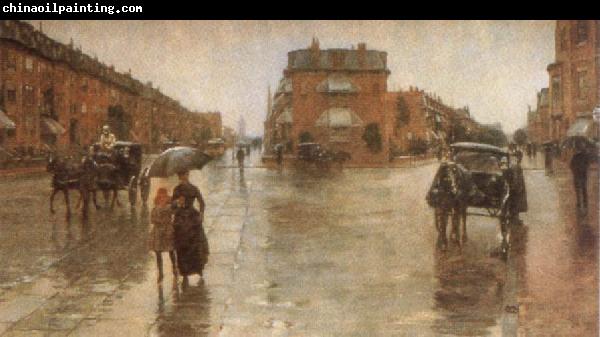 Childe Hassam Rainy Day