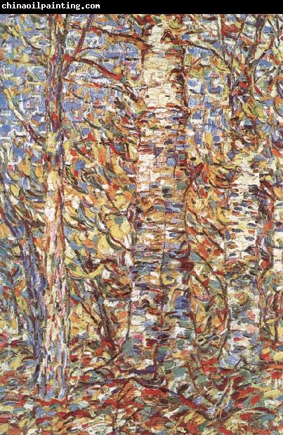 Christian Rohlfs Birch wood