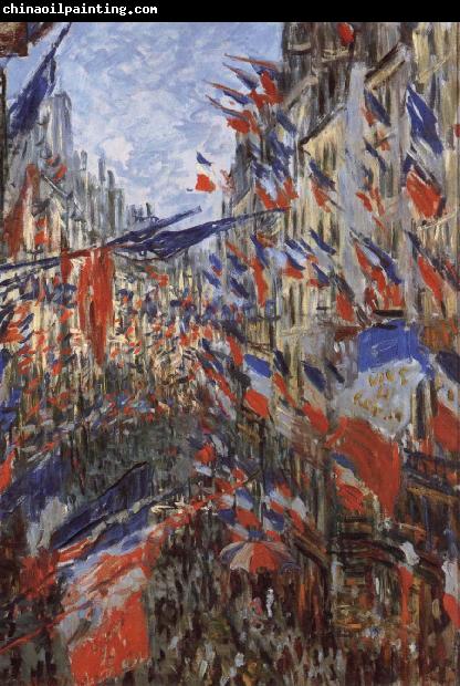 Claude Monet Rus Saint-Denis,Festivities of 30 June