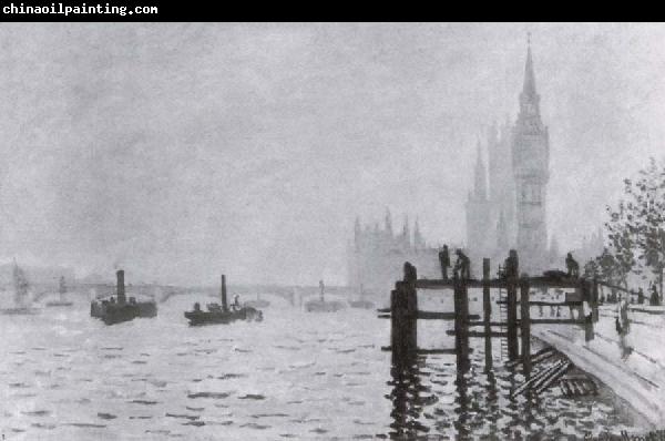 Claude Monet The Thames and Parliament