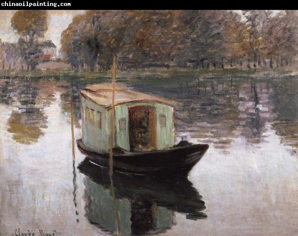 Claude Monet The Studio boat