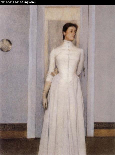 Claude Monet Portrait of Marguerite Khnopff